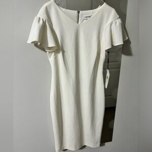 NWT Calvin Klein white dress